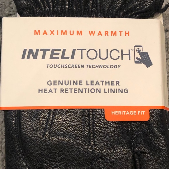 NWT Men’s Dockers Lined Leather Gloves. - Picture 4 of 7